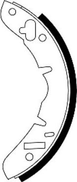 Pagid H8145 - Комплект тормозных колодок, барабанные abcparts.ee