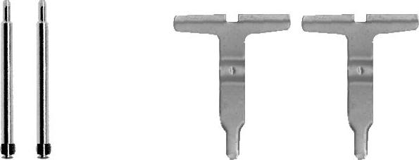 Pagid K0100 - Комплектующие для колодок дискового тормоза abcparts.ee