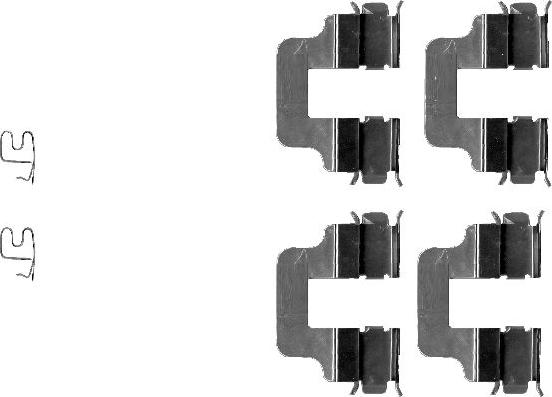 Pagid K0118 - Комплектующие для колодок дискового тормоза abcparts.ee