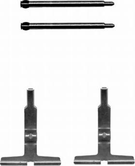 Pagid K0290 - Комплектующие для колодок дискового тормоза abcparts.ee