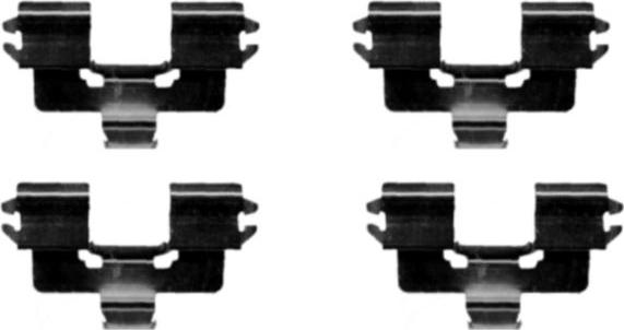 Pagid K0249 - Комплектующие для колодок дискового тормоза abcparts.ee