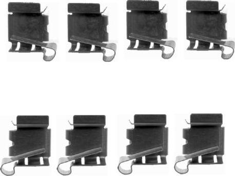 Pagid K0268 - Комплектующие для колодок дискового тормоза abcparts.ee