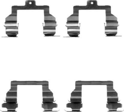 Pagid K0270 - Комплектующие для колодок дискового тормоза abcparts.ee