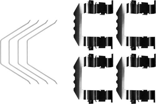 Pagid K0726 - Комплектующие для колодок дискового тормоза abcparts.ee