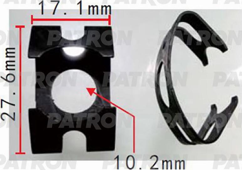 Patron P372202 - Зажим, клипса, молдинг abcparts.ee