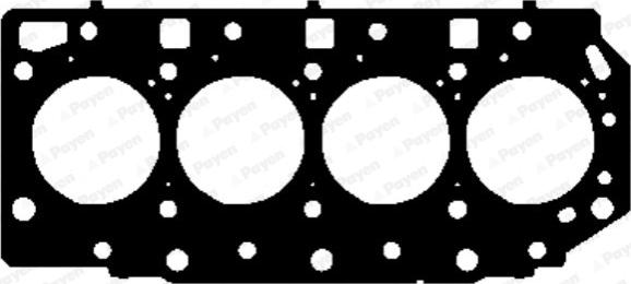 Payen AG9880 - Прокладка, головка цилиндра abcparts.ee