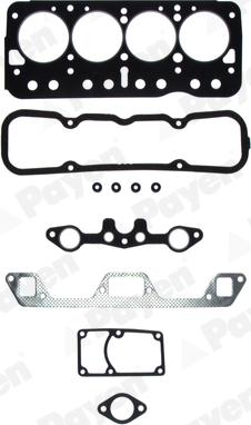 Payen DN041 - Комплект прокладок, головка цилиндра abcparts.ee