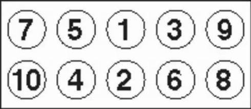 Payen HBS421 - Комплект болтов головки цилиндра abcparts.ee