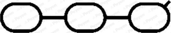 Payen JD5845 - Прокладка, впускной коллектор abcparts.ee