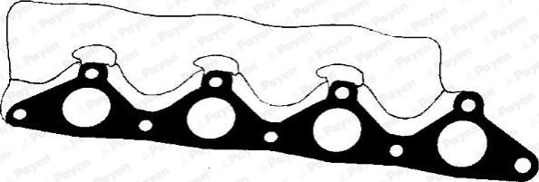 Payen JD5751 - Прокладка, выпускной коллектор abcparts.ee
