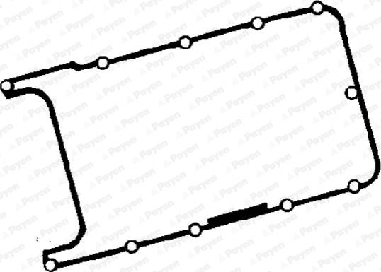 Payen JM7045 - Прокладка, крышка головки цилиндра abcparts.ee