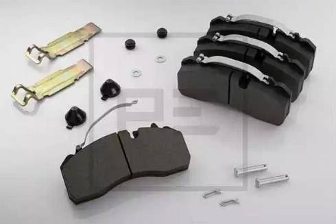 PE Automotive 086.306-00A - Тормозные колодки, дисковые, комплект abcparts.ee