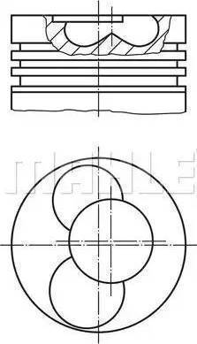 PERFECT CIRCLE 56 04688 1W - Поршень abcparts.ee