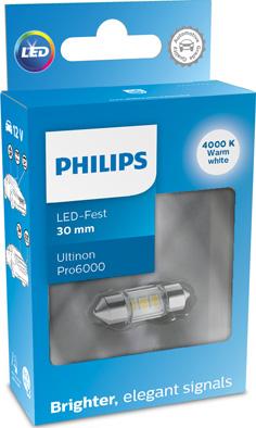 PHILIPS 11860WU60X1 - Лампа накаливания, освещение салона abcparts.ee