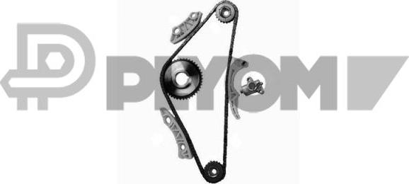 PLYOM P752051 - Комплект цепи привода распредвала abcparts.ee