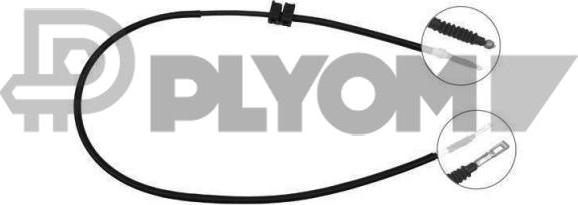 PLYOM P766003 - Тросик, cтояночный тормоз abcparts.ee