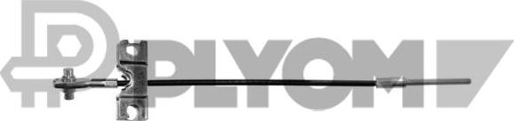 PLYOM P761665 - Тросик, cтояночный тормоз abcparts.ee
