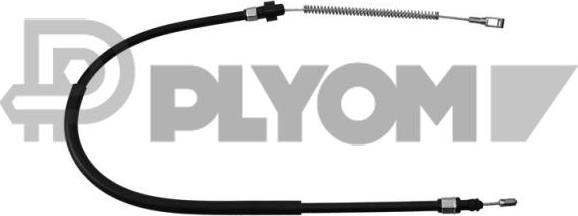 PLYOM P763002 - Тросик, cтояночный тормоз abcparts.ee