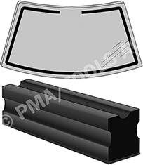 PMA  860738151 - Прокладка, ветровое стекло abcparts.ee