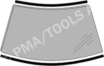 PMA  301738131 - Облицовка / защитная накладка, ветровое стекло abcparts.ee