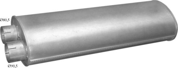 Polmo 68.02 - Глушитель выхлопных газов, конечный abcparts.ee