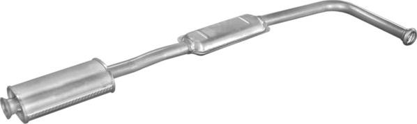 Polmo 21.30 - Средний глушитель выхлопных газов abcparts.ee