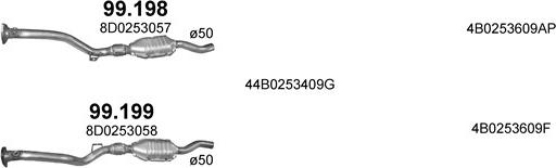 Polmo POLMO40091 - Система выпуска ОГ abcparts.ee