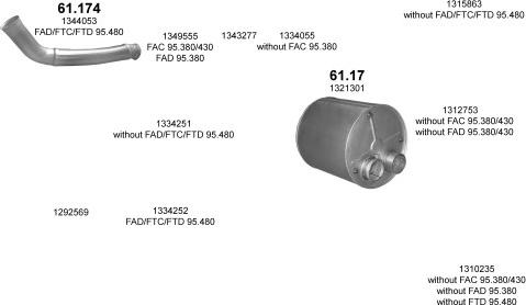 Polmo POLMO09806 - Система выпуска ОГ abcparts.ee