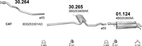 Polmo POLMO00592 - Система выпуска ОГ abcparts.ee