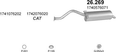 Polmo POLMO20142 - Система выпуска ОГ abcparts.ee