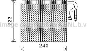 Prasco BWV403 - Испаритель, кондиционер abcparts.ee