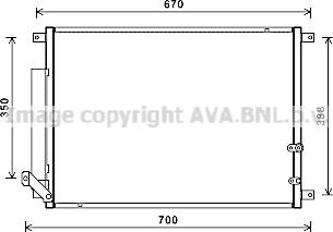 Prasco CC5001D - Конденсатор кондиционера abcparts.ee