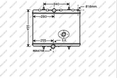Prasco CI942R002 - Радиатор, охлаждение двигателя abcparts.ee