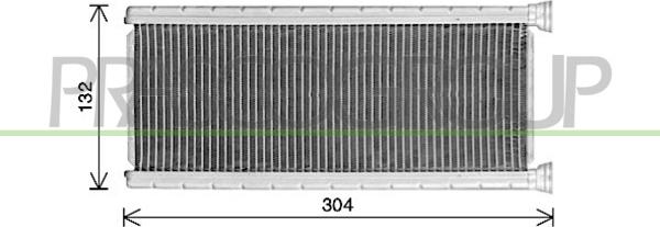 Prasco CI924H002 - Теплообменник, отопление салона abcparts.ee