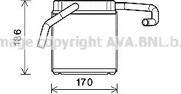 Prasco FD6607 - Теплообменник, отопление салона abcparts.ee
