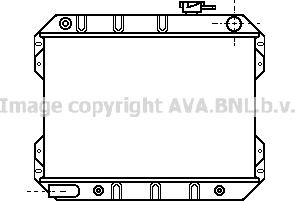 Prasco FD2091 - Радиатор, охлаждение двигателя abcparts.ee