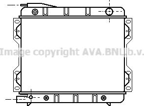 Prasco FD2041 - Радиатор, охлаждение двигателя abcparts.ee
