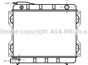 Prasco FD2042 - Радиатор, охлаждение двигателя abcparts.ee