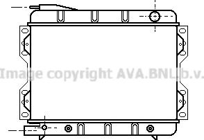 Prasco FD2029 - Радиатор, охлаждение двигателя abcparts.ee