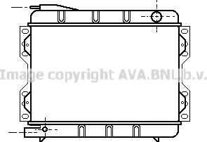 Prasco FD2028 - Радиатор, охлаждение двигателя abcparts.ee