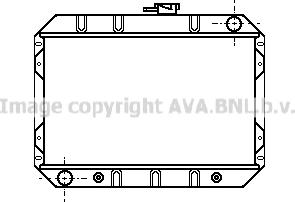 Prasco FD2221 - Радиатор, охлаждение двигателя abcparts.ee