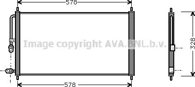 Prasco HD5083 - Конденсатор кондиционера abcparts.ee