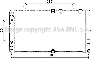 Prasco LA2021 - Радиатор, охлаждение двигателя abcparts.ee