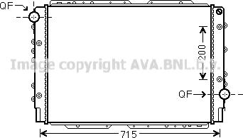Prasco LC2091 - Радиатор, охлаждение двигателя abcparts.ee
