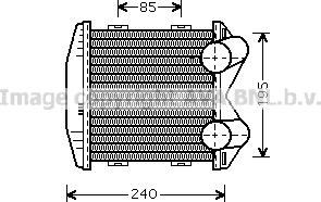 Prasco MCA4003 - Интеркулер, теплообменник турбины abcparts.ee