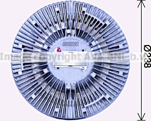 Prasco MEC308 - Сцепление, вентилятор радиатора abcparts.ee