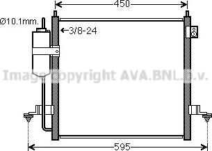 Prasco MT5218D - Конденсатор кондиционера abcparts.ee