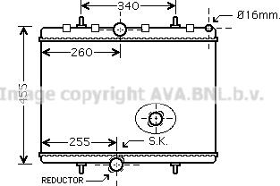 Prasco PEA2314 - Радиатор, охлаждение двигателя abcparts.ee