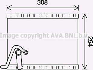 Prasco PEV401 - Испаритель, кондиционер abcparts.ee