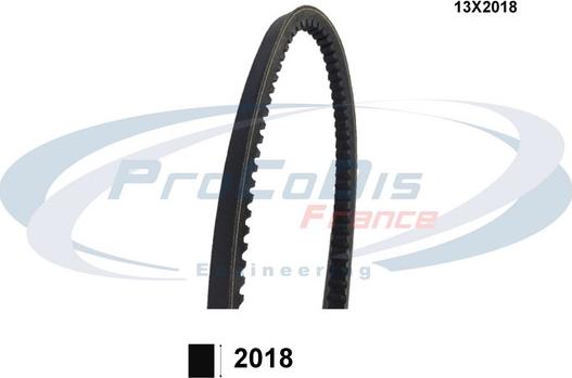 Procodis France 13X2018 - Клиновой ремень, поперечные рёбра abcparts.ee